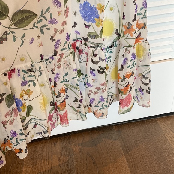 Borgo de Nor Margaux Ruffled Floral Maxi Dress - Picture 4 of 7